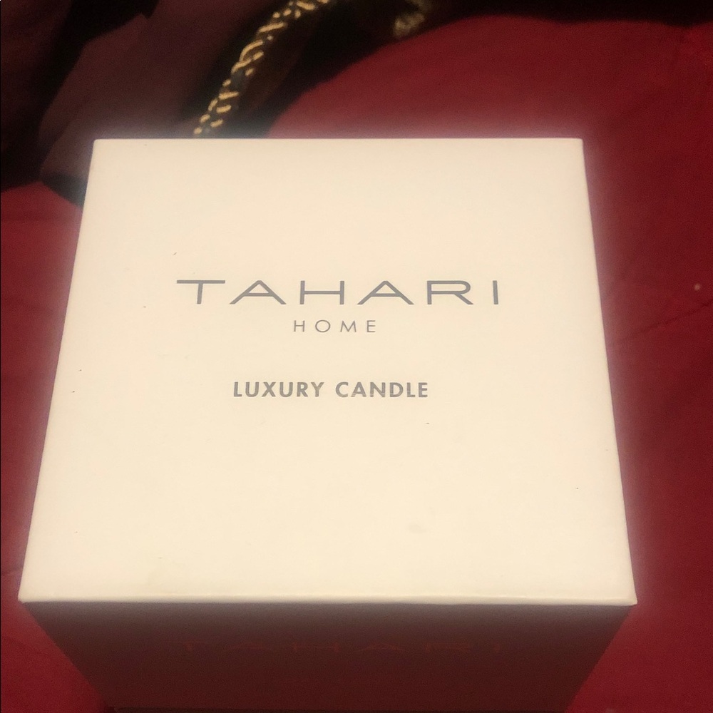 Tahari Home Luxury Candle - White